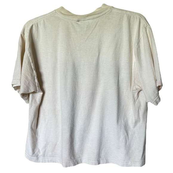 Vintage 90S White Short Sleeve Cropped Disney Winnie The Pooh Top Medium - Picture 2 of 11